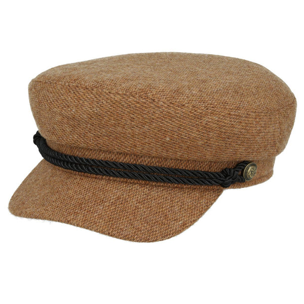 Wool Tweed Sailor, Captain, Fisherman Caps