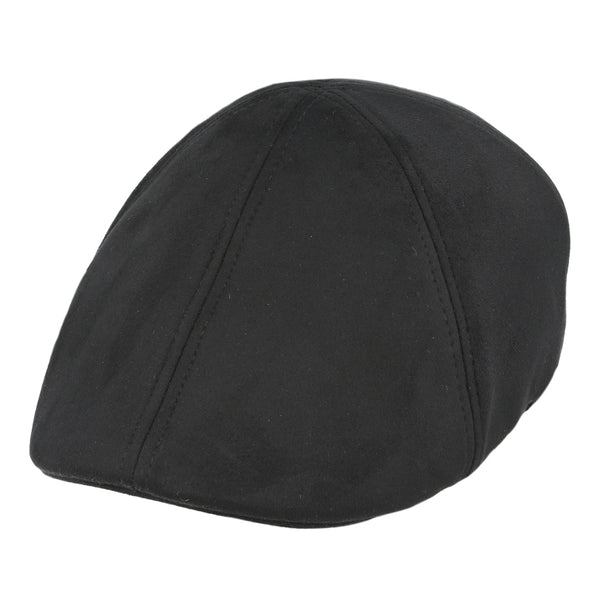 Duckbill Six Panel Suede Flat Cap