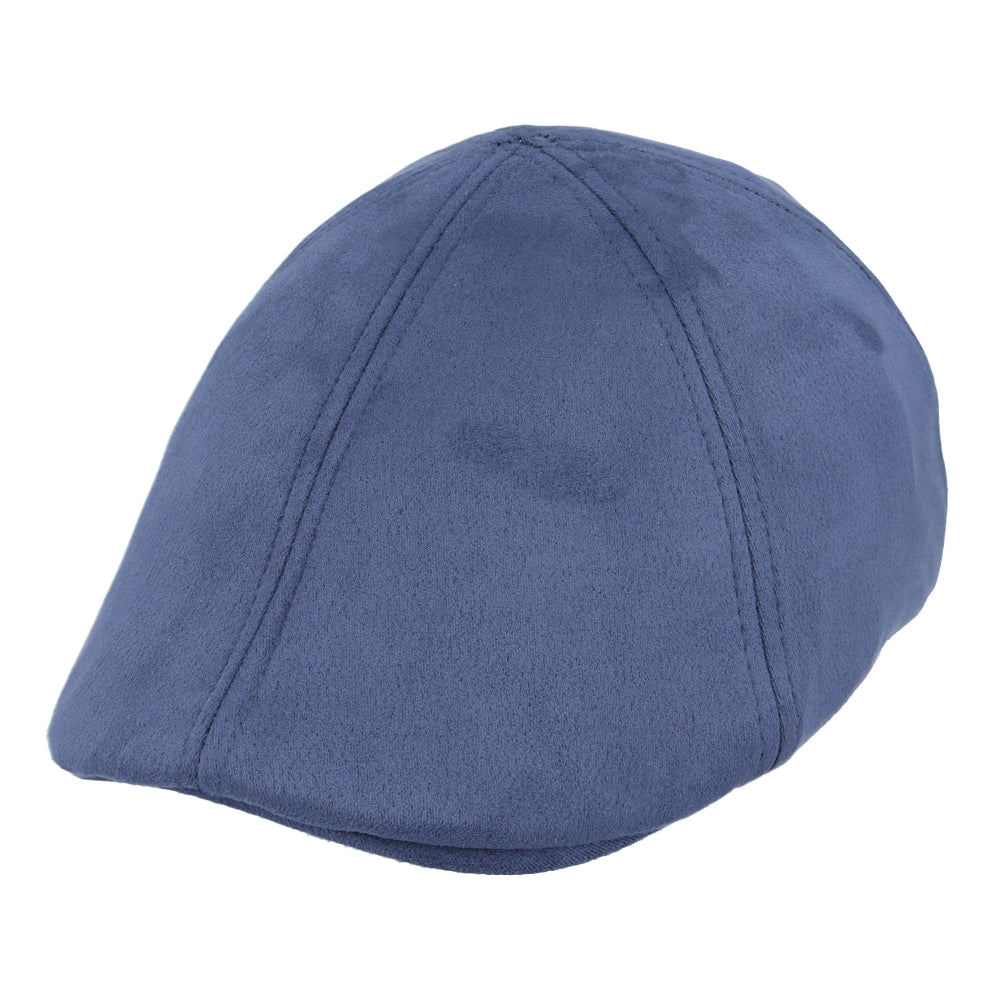 Duckbill Six Panel Suede Flat Cap