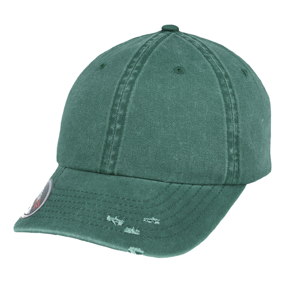 Pigment Dye Destroyed Dad Caps