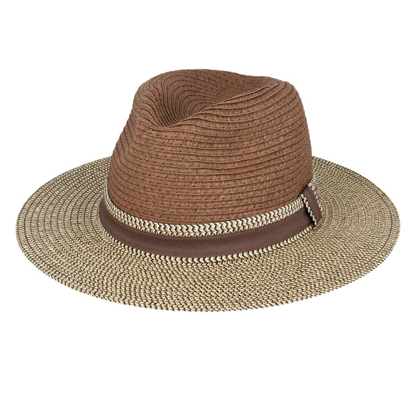 Special Edition Two Tone Paper Straw Summer Fedora Hats