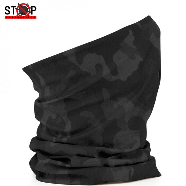 Beechfield Camouflage Multifunctional Neck Snood Hairband Sports Running Headband