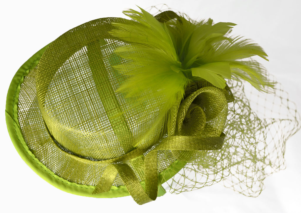 Wedding Fascinator - Green