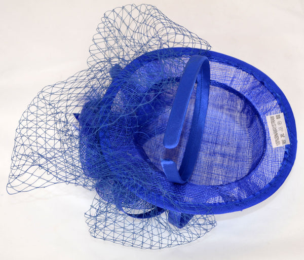 Camden Wedding Fascinator - Blue