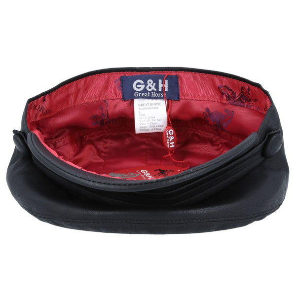 G&H Leather Look Breton Fisherman Fiddler Caps